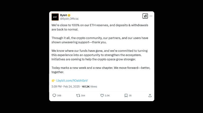 CEO Confirms